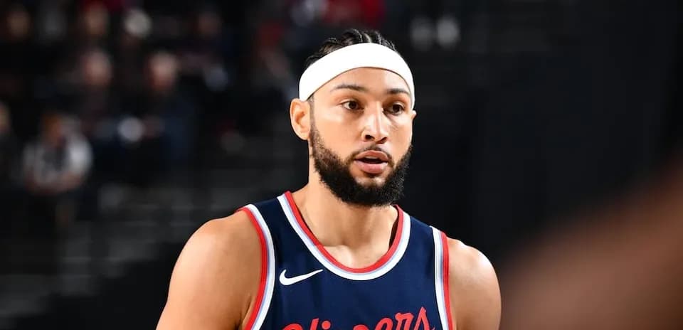 Player in Clippers uniform during a game
