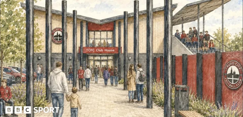 Artists rendering of TCFC Club House entrance