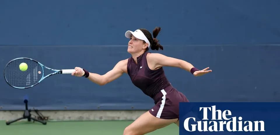 Player returning a tennis ball during a match