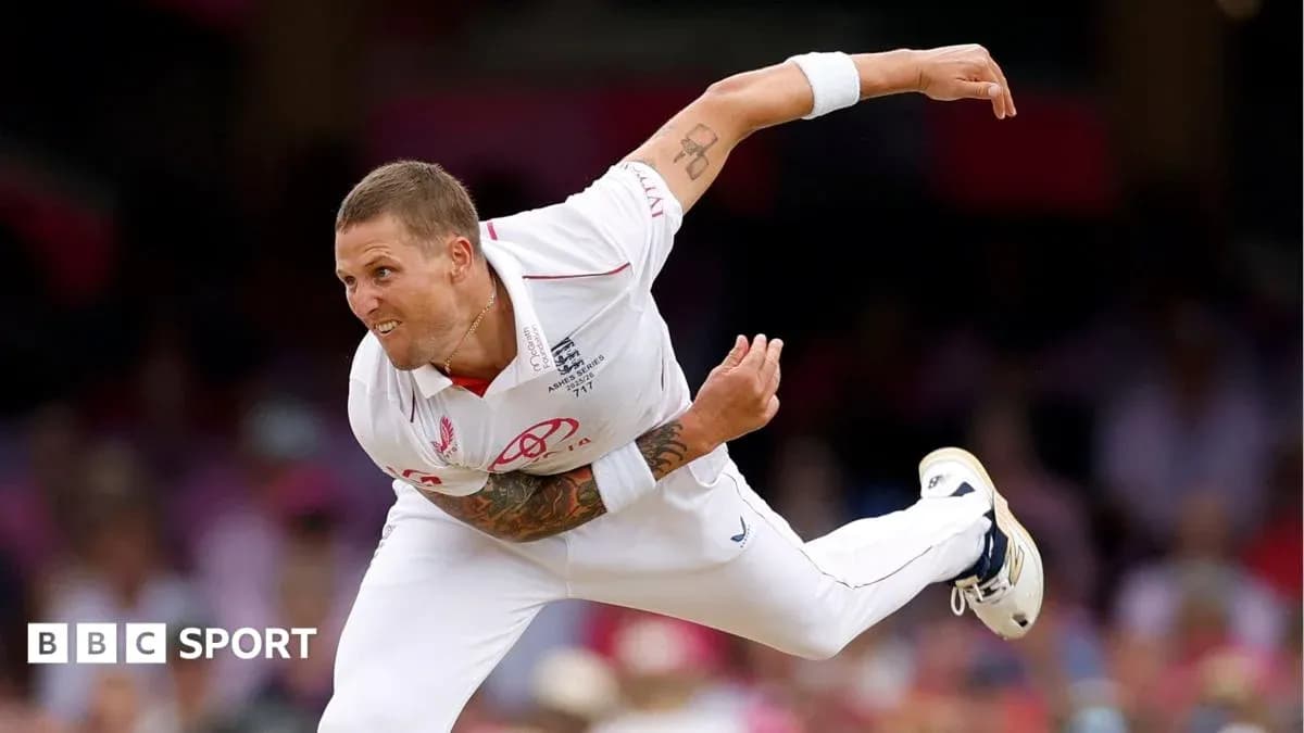 Cricketer delivering a ball in a match