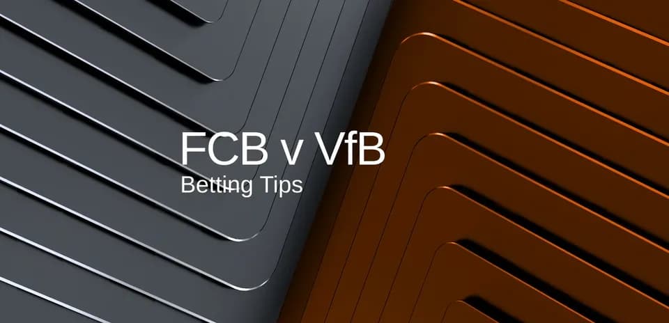 FCB vs VfB betting tips graphic design