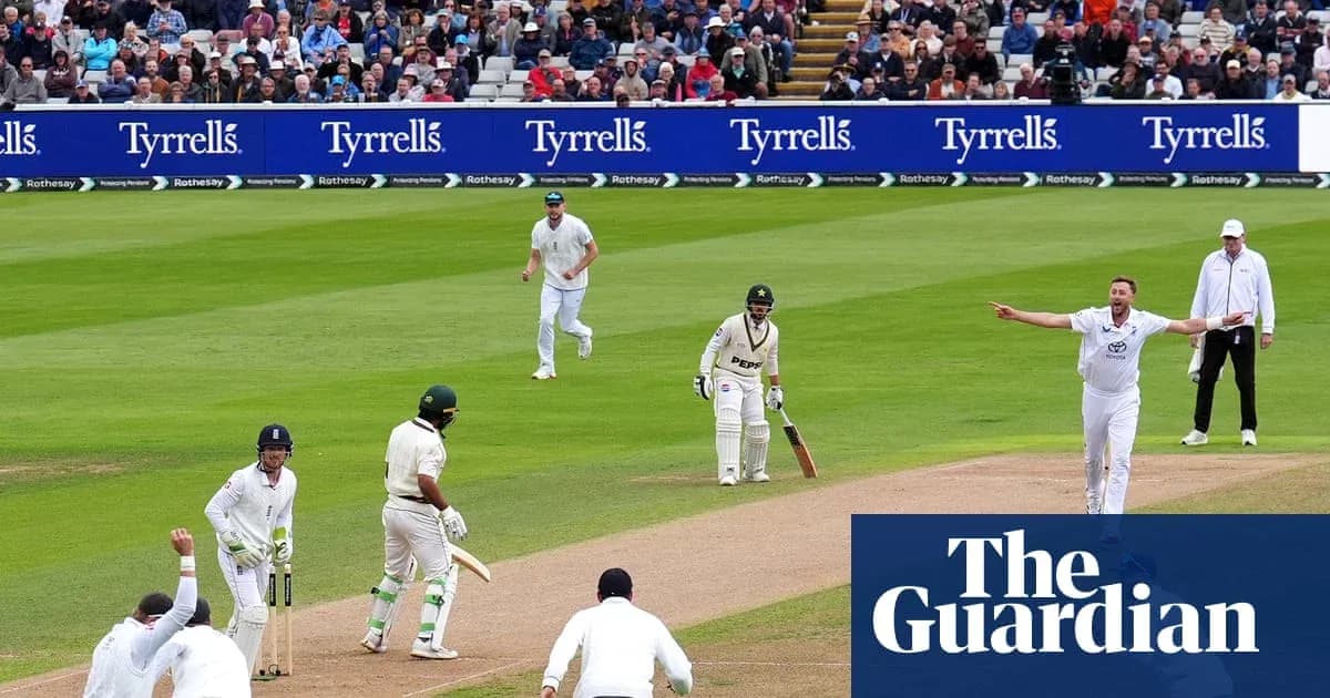 Bowler appealing for an out during cricket match