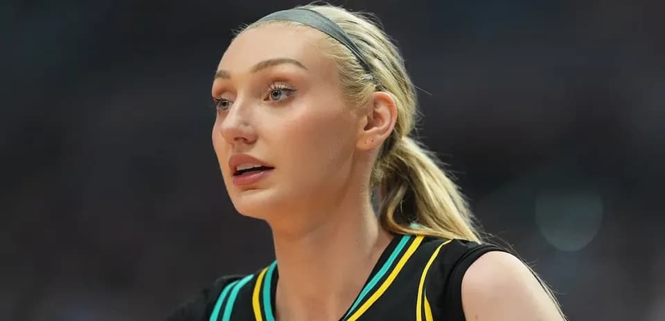 Basketball player focused during game on court