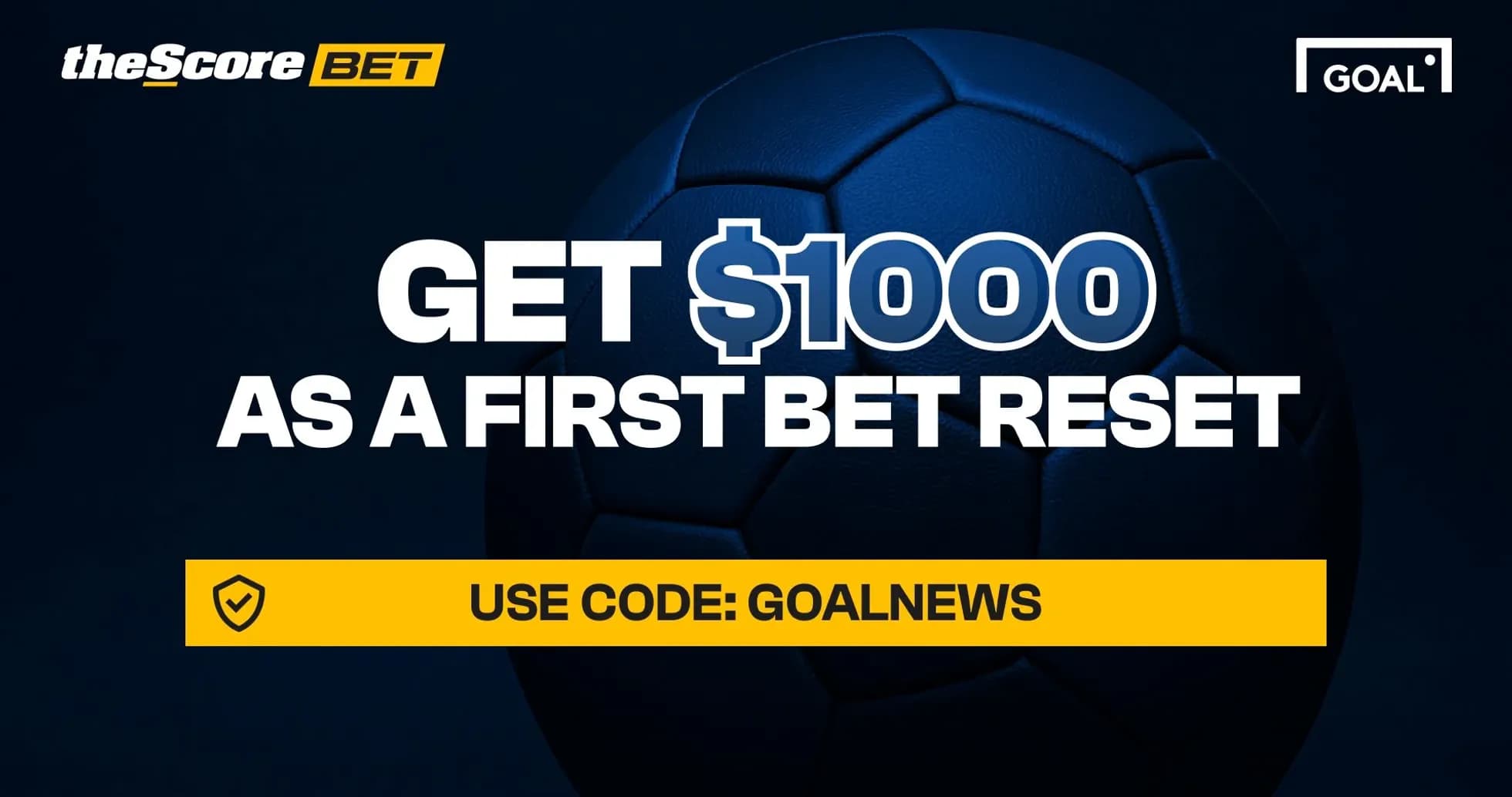 Promotional graphic for a sports betting offer