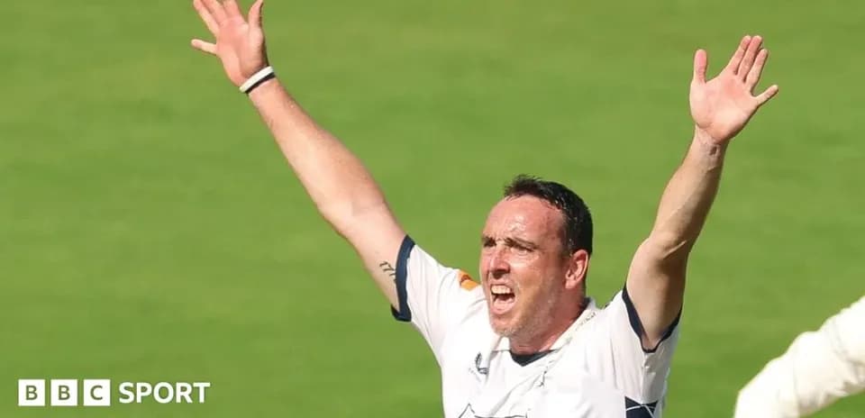 Cricketer appealing for an LBW decision on field