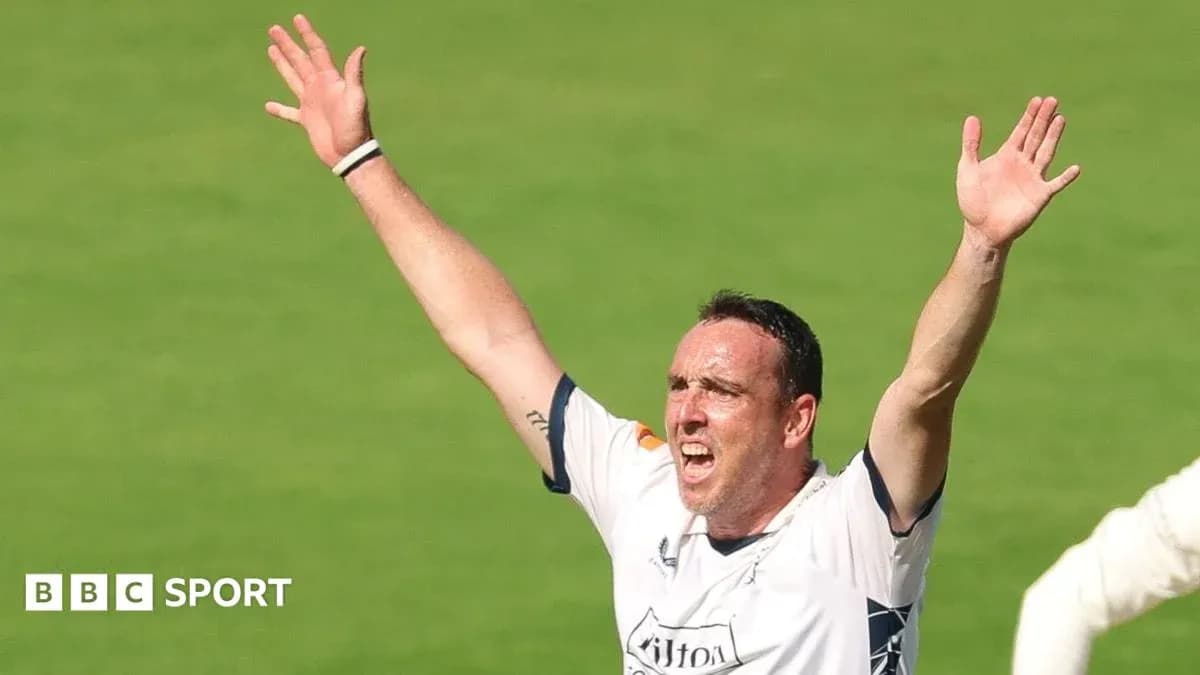 Cricketer appealing for an LBW decision on field