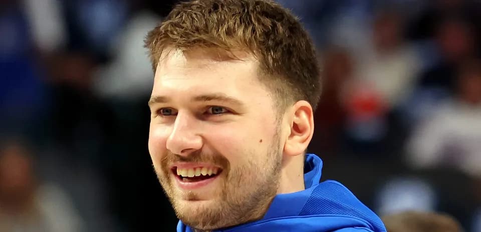 Player smiling during pre-game warm-up session