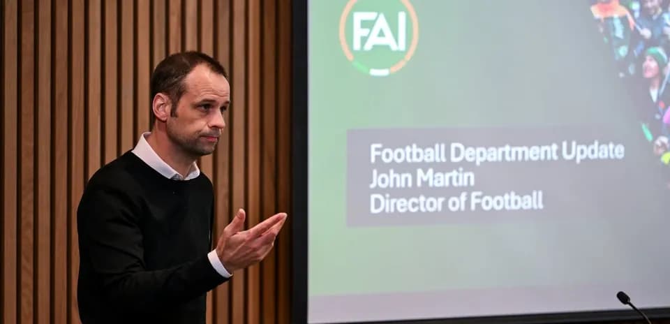 FAI Director of Football presenting department update