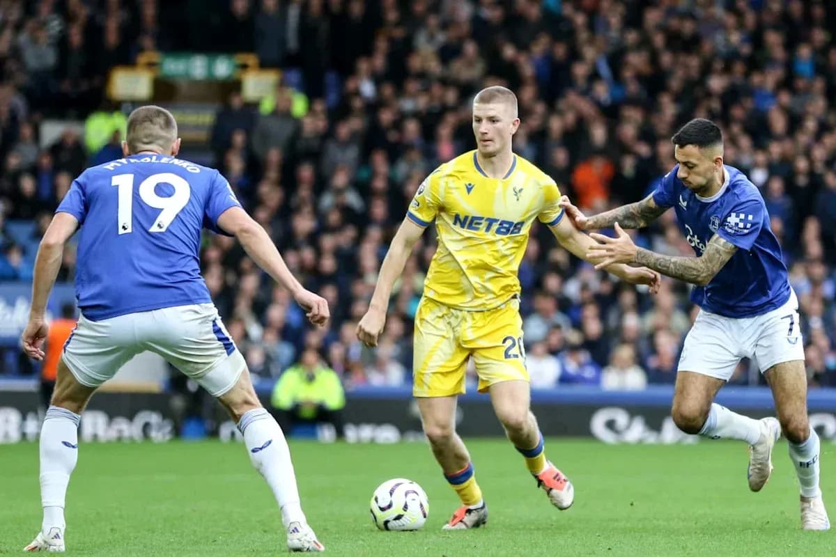Players competing for the ball during match action