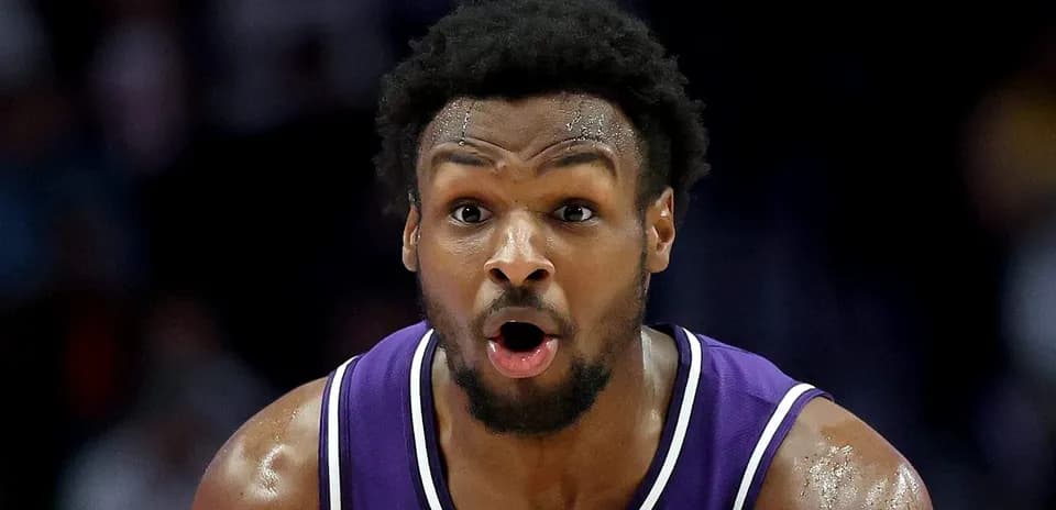 Basketball player in action during a game