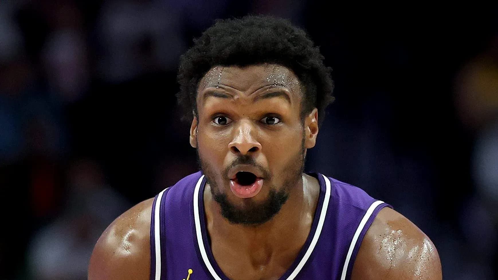 Basketball player in action during a game
