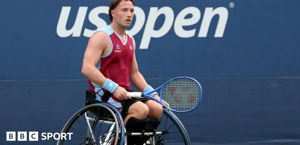 Wheelchair tennis player at US Open venue