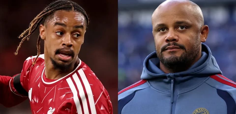 Liverpool player and Bayern Munich coach during match