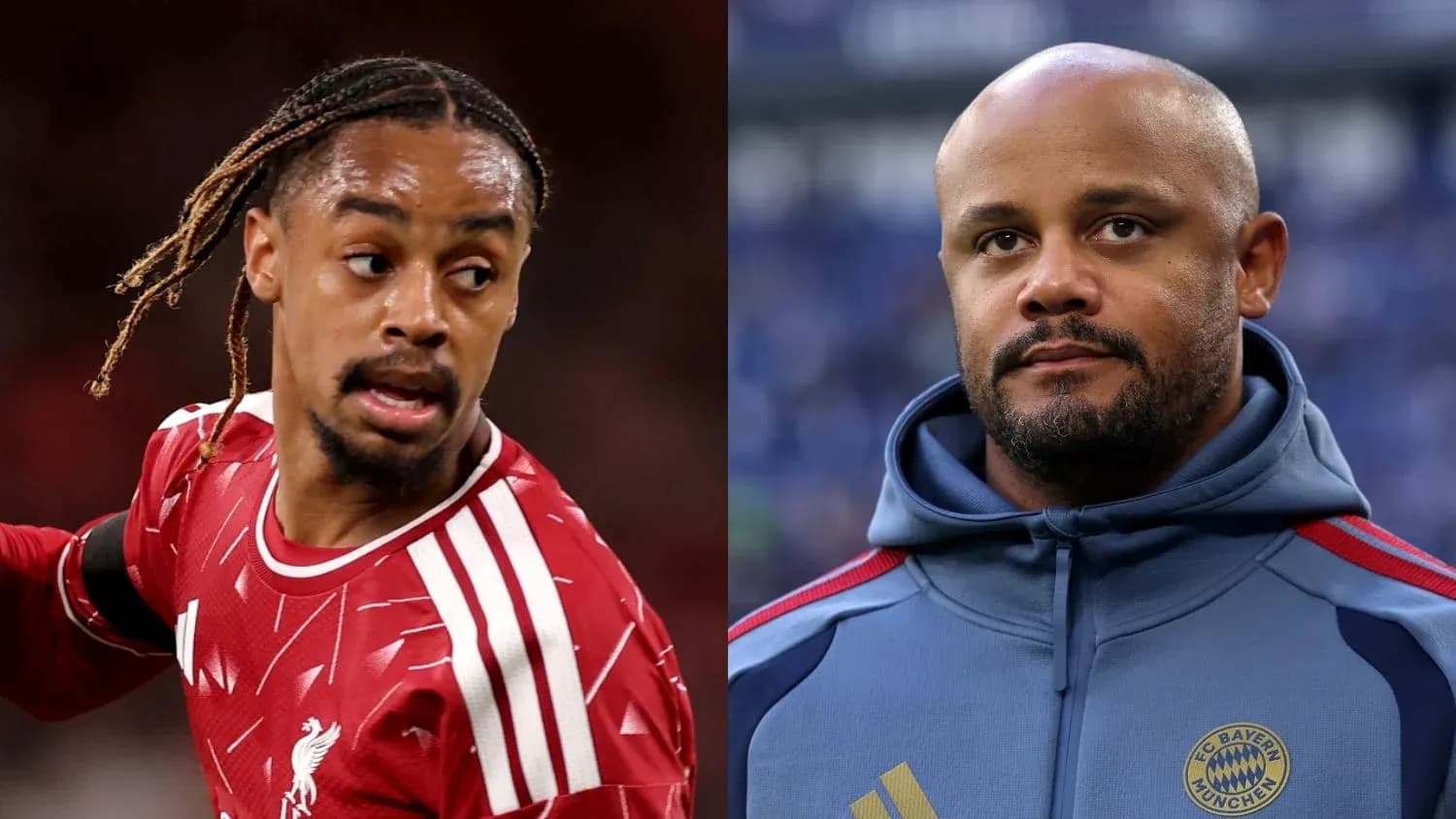Liverpool player and Bayern Munich coach during match