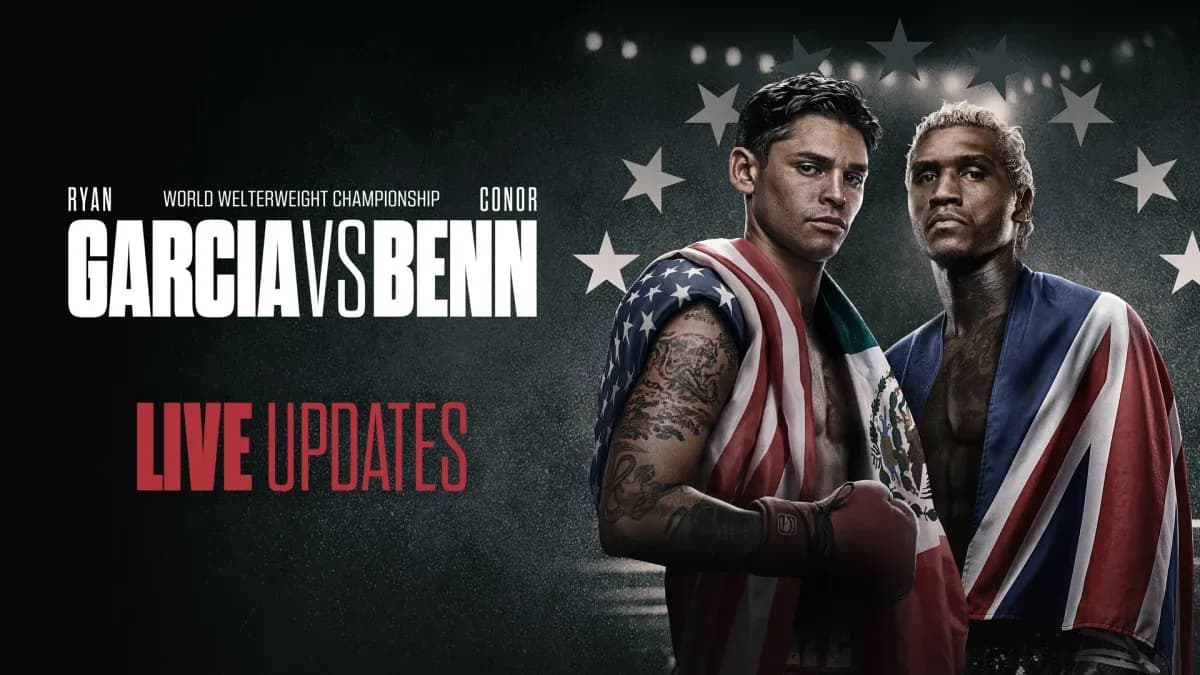 Ryan Garcia and Conor Benn promoting their championship fight
