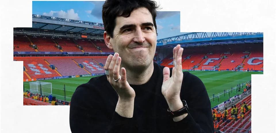 Person applauding in empty stadium stands