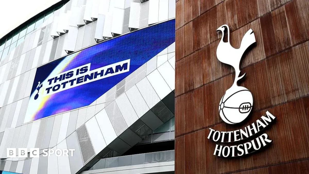 Tottenham Hotspur signage on stadium exterior