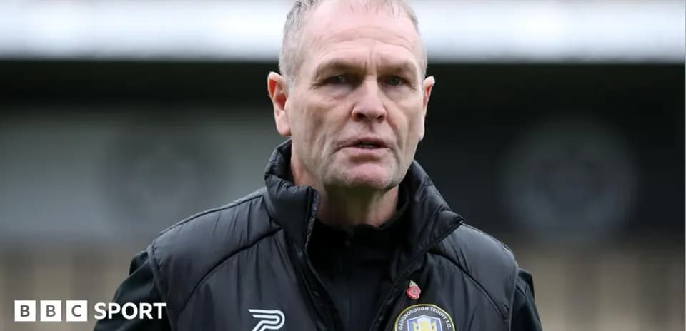 Manager speaking during a match day preparation