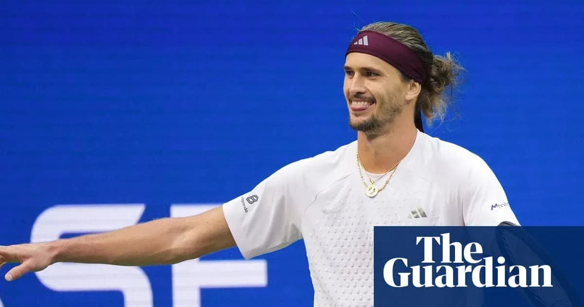 Tennis player celebrating during a match