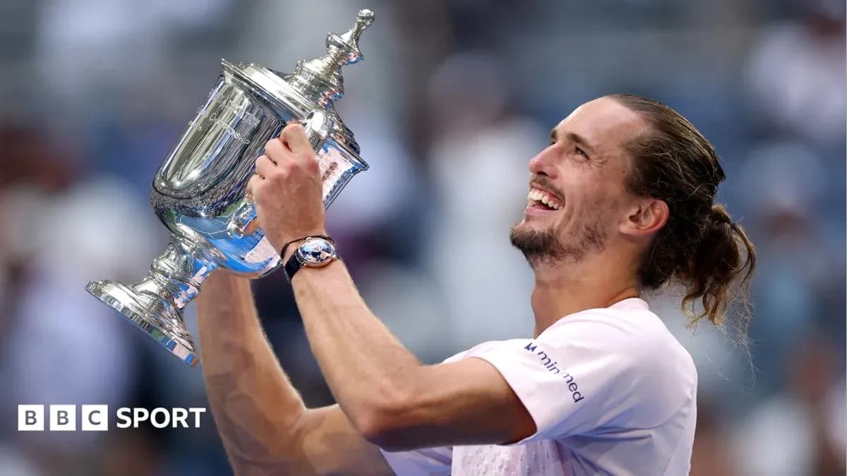 Player celebrating with trophy after match victory