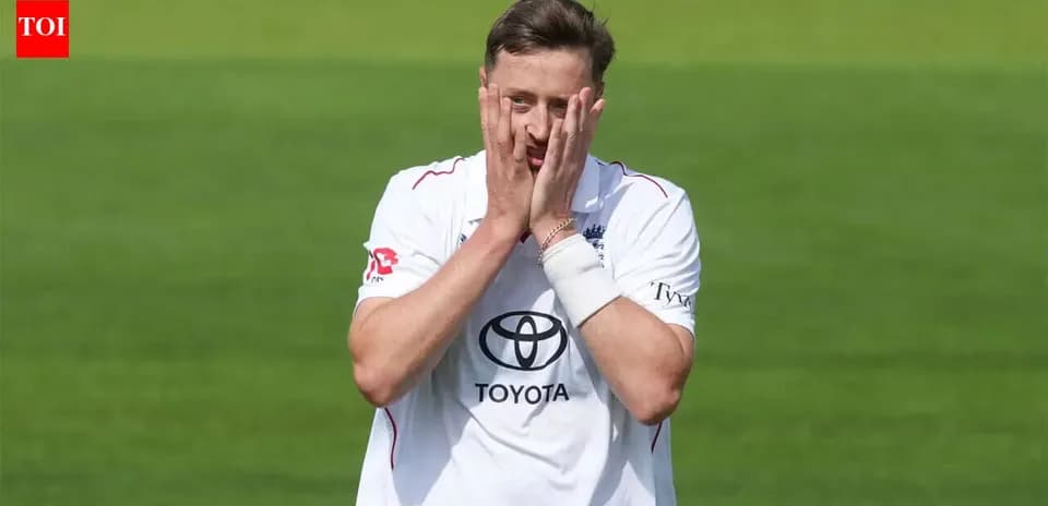 Cricketer reacting during match on field