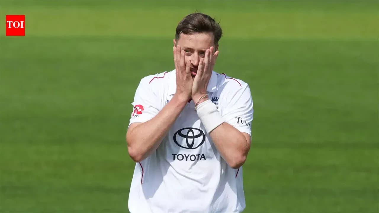 Cricketer reacting during match on field