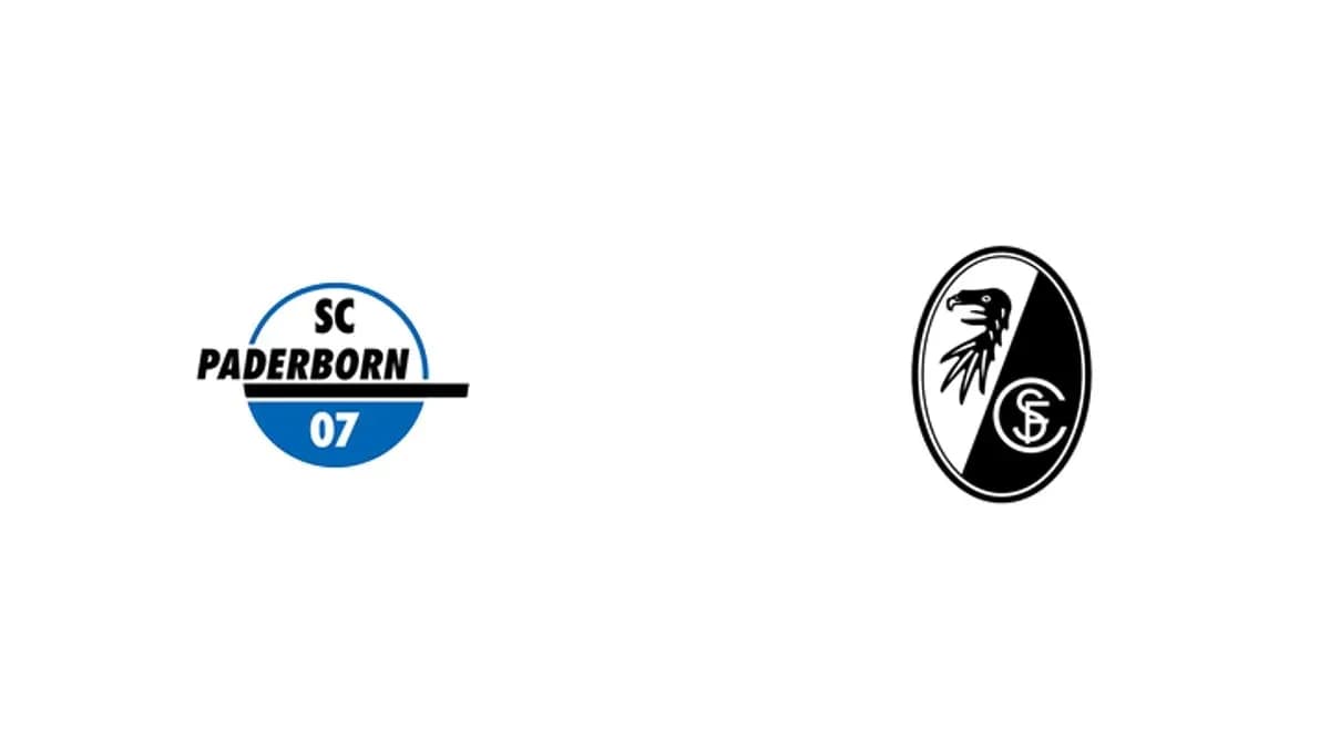 Logos of SC Paderborn 07 and SC Freiburg