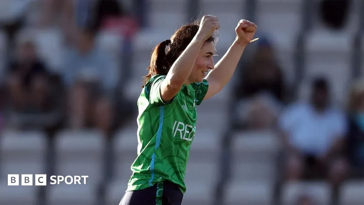 Player celebrating a victory with raised arms