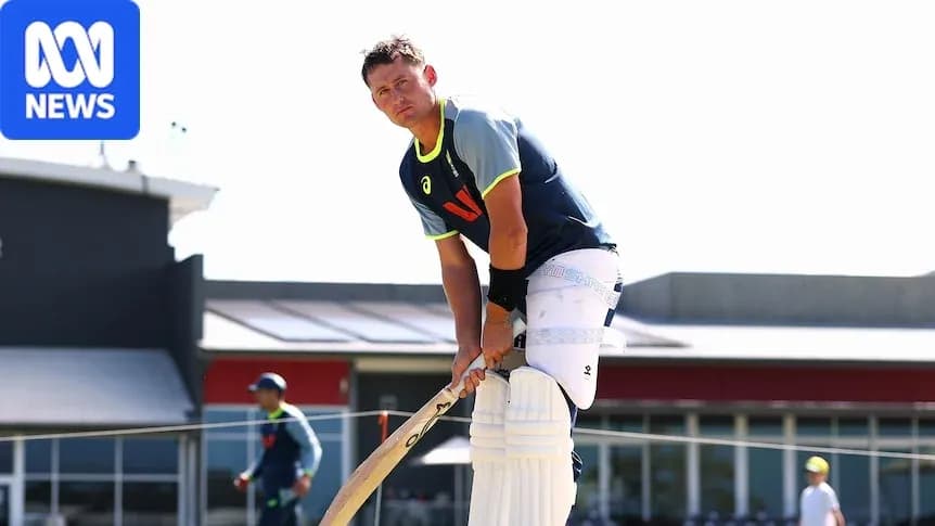 Batsman preparing to bat during cricket practice session