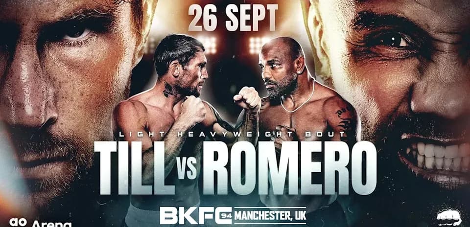 Fight poster for Till vs Romero at BKFC 94