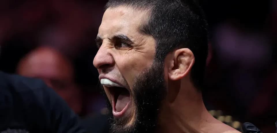 Fighter yelling in preparation for match