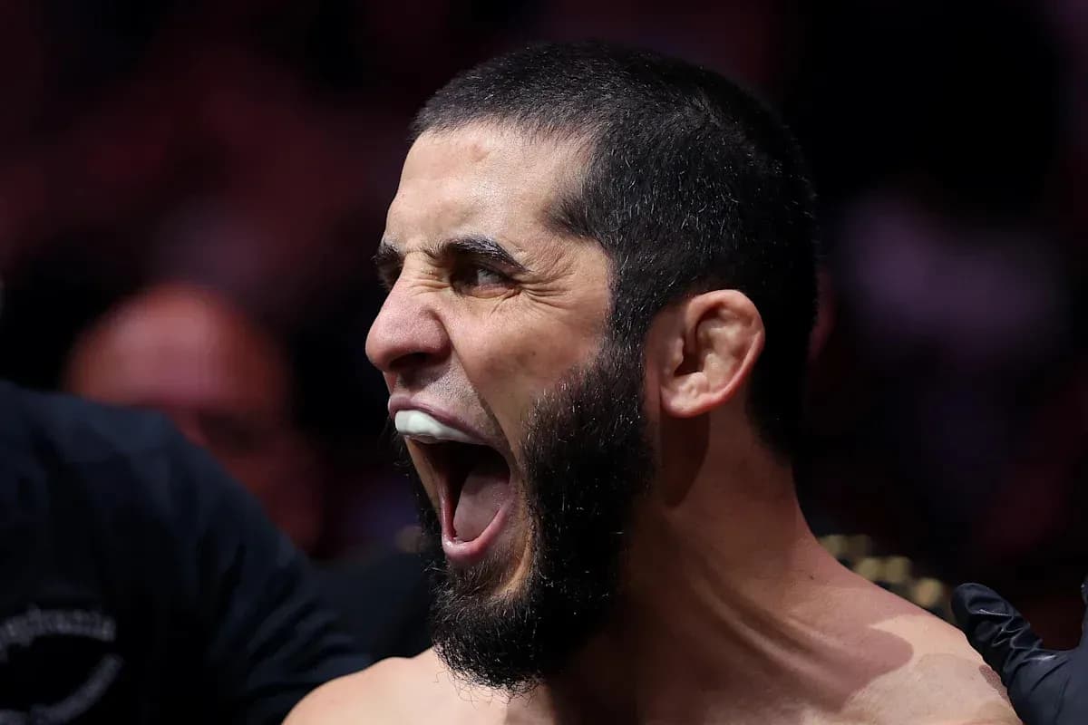 Fighter yelling in preparation for match