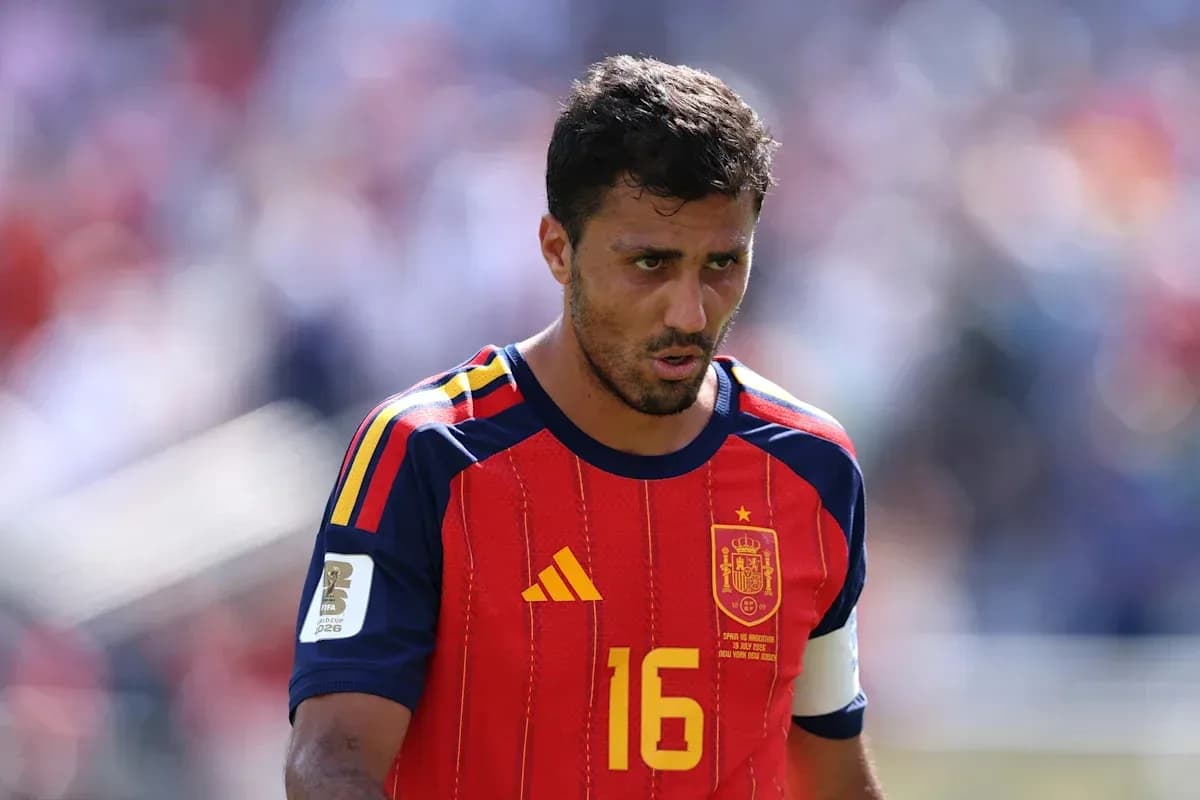 Spanish player walking on the pitch during match