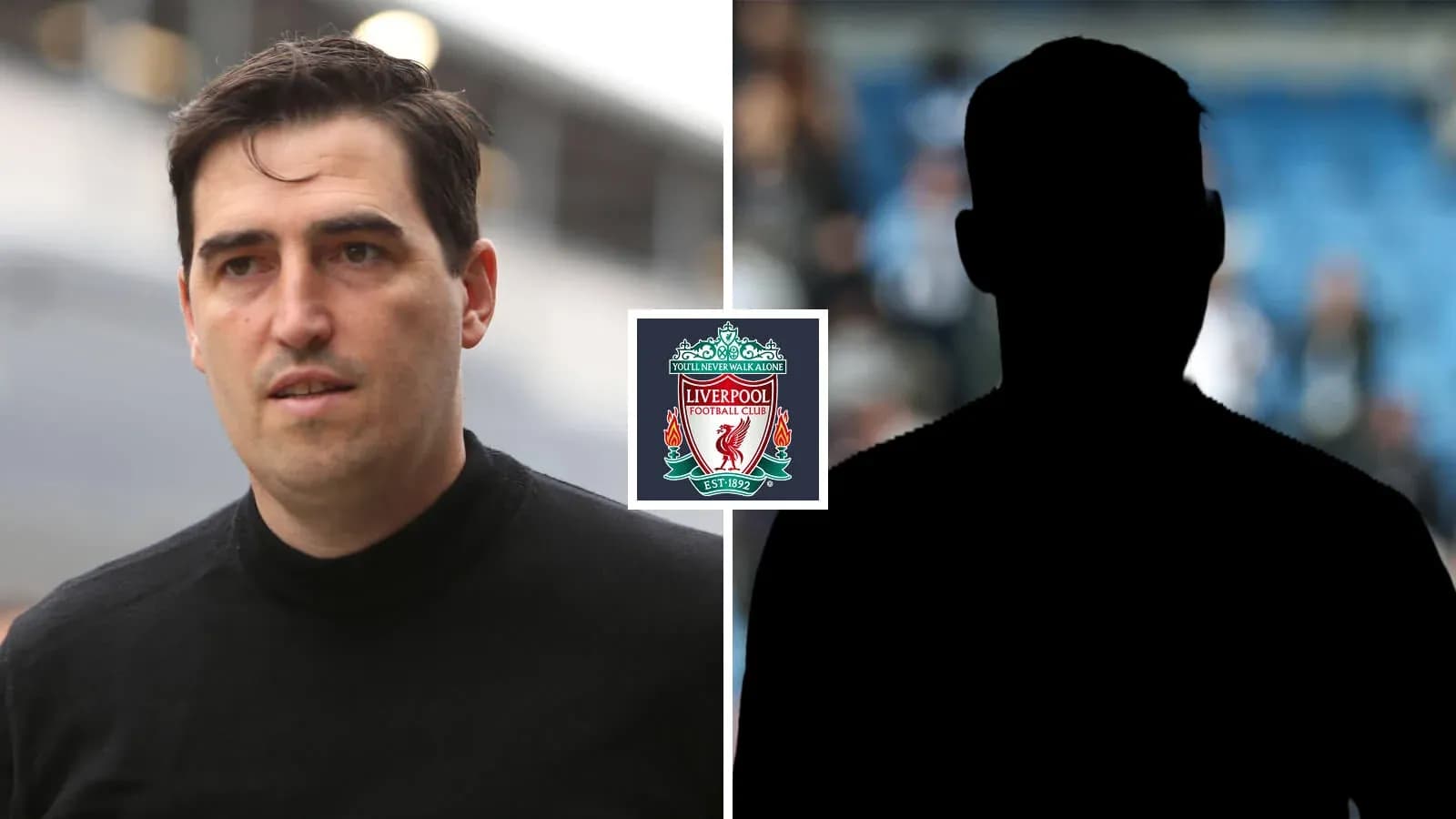 Person walking near Liverpool FC logo background Person walking near Liverpool FC logo background