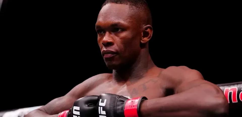Fighter preparing for match in UFC octagon