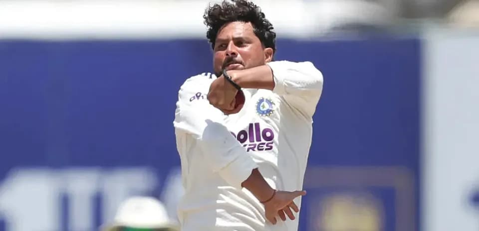 Bowler delivering ball during cricket match
