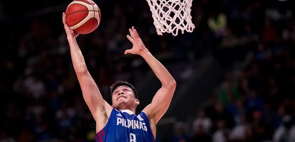 Player shooting the basketball during a game