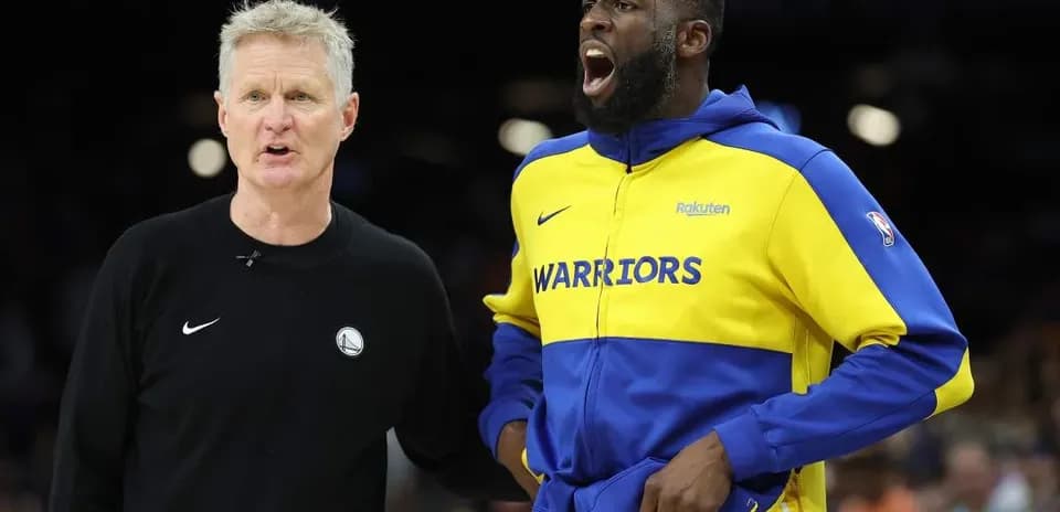 Coach and player discussing on the court