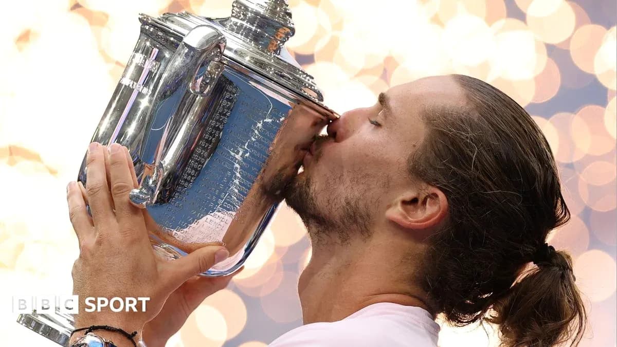 Player kissing trophy after winning championship