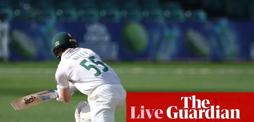 Batsman playing a shot during cricket match