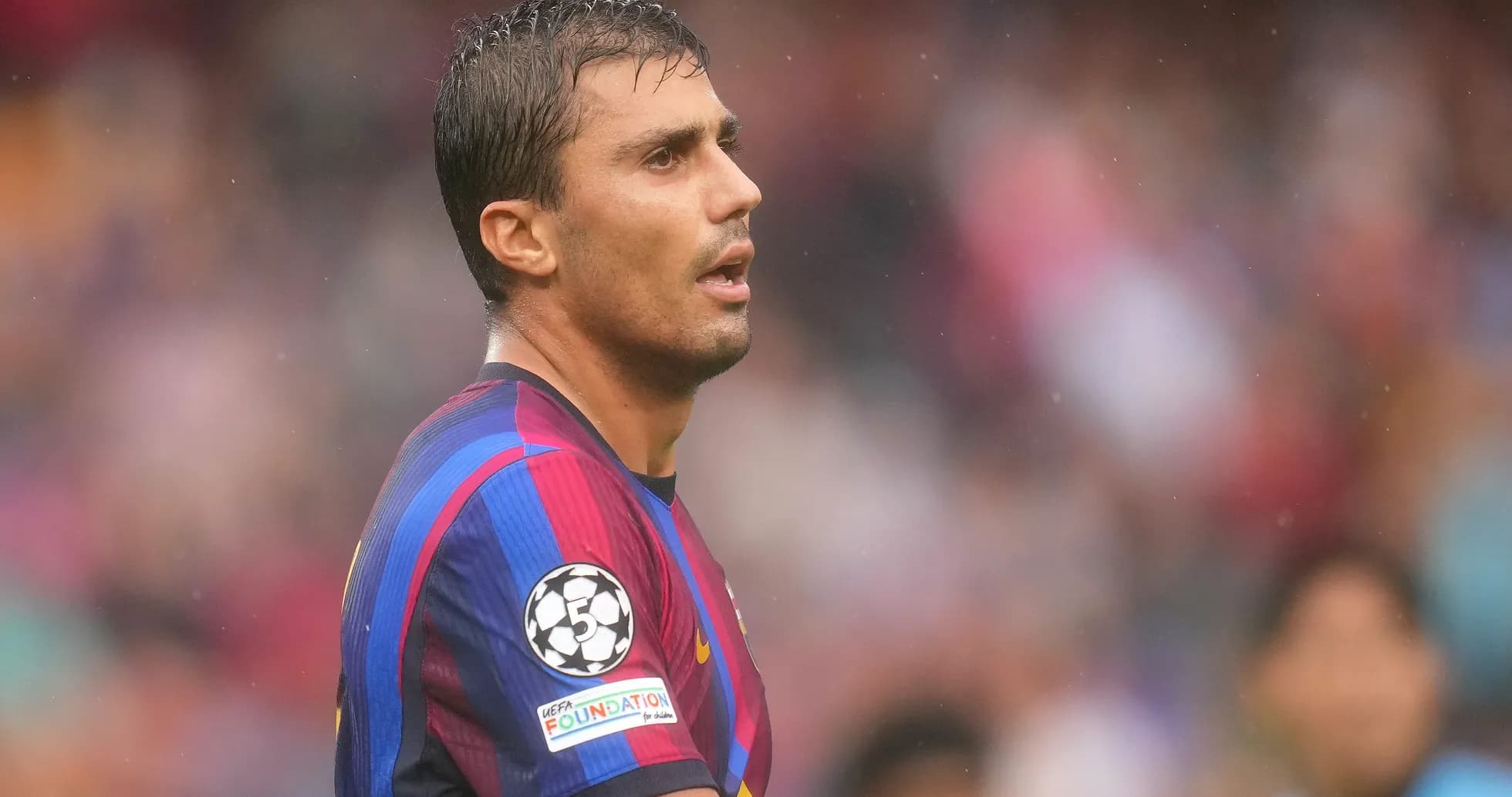 Barcelona player in UEFA Champions League match