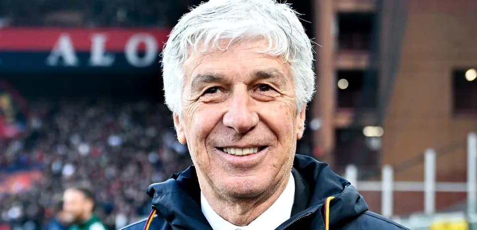 Coach smiling before a football match
