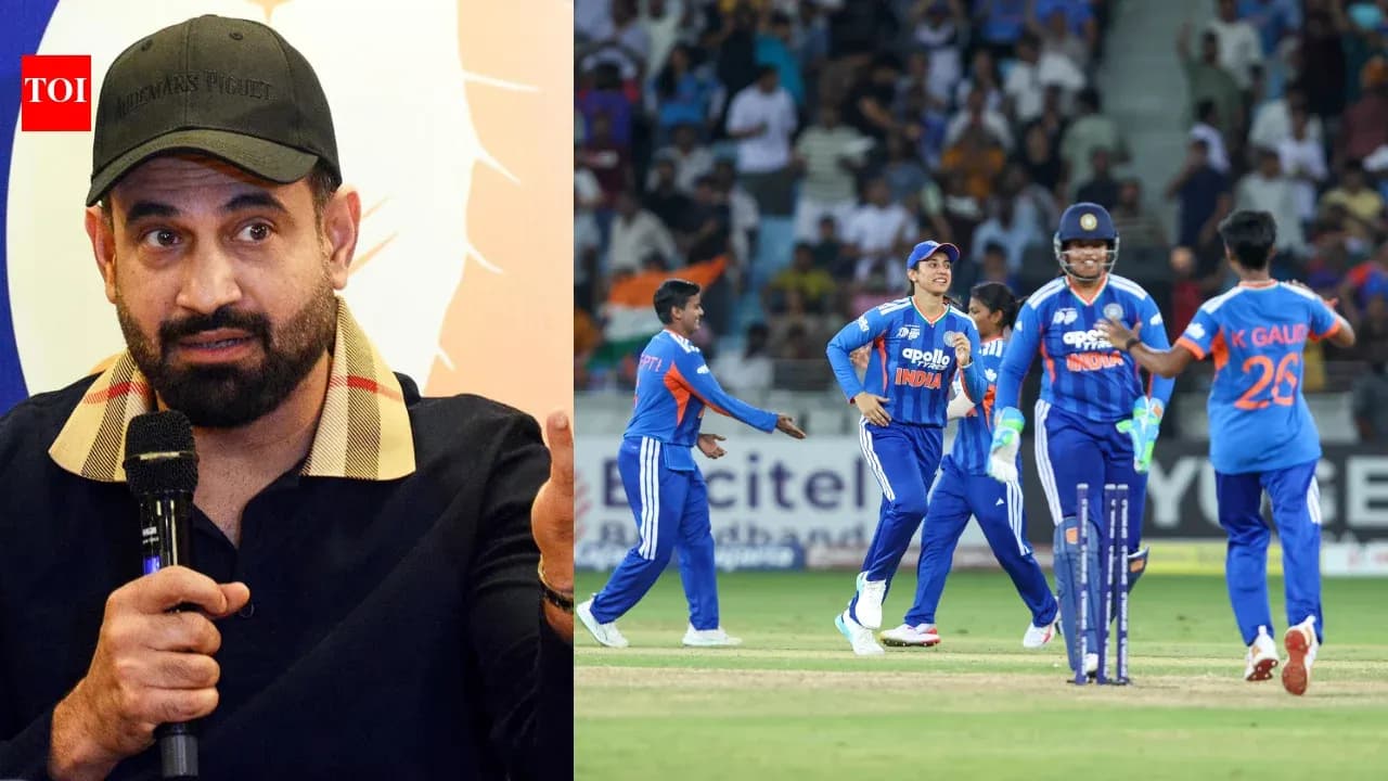 Speaker at press event and cricket team celebrating wicket Speaker at press event and cricket team celebrating wicket
