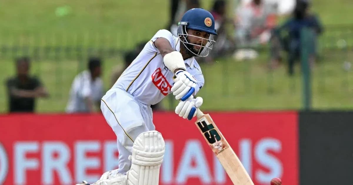Batsman playing a shot during cricket match Batsman playing a shot during cricket match