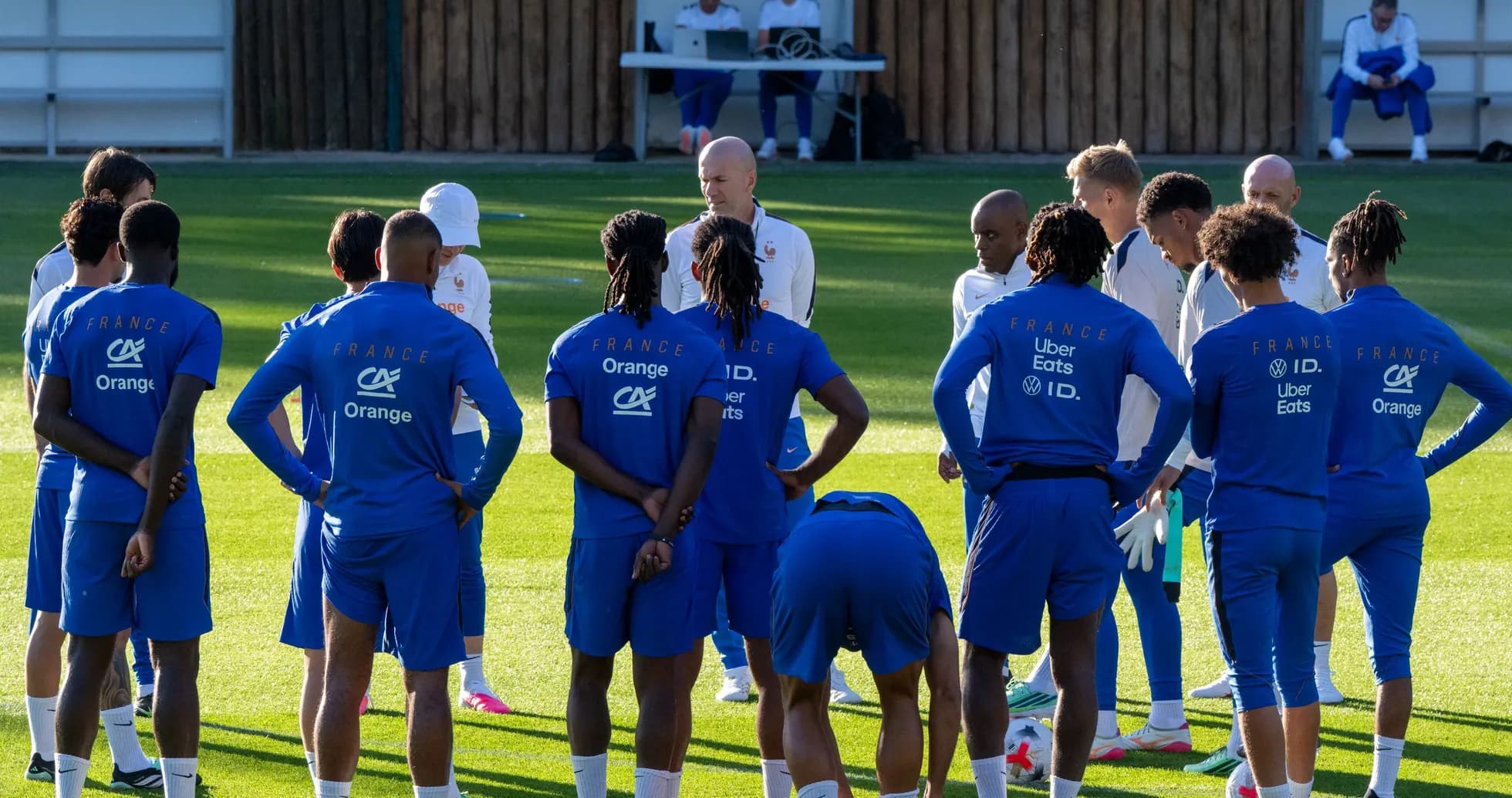 France national team players gathered for training session France national team players gathered for training session