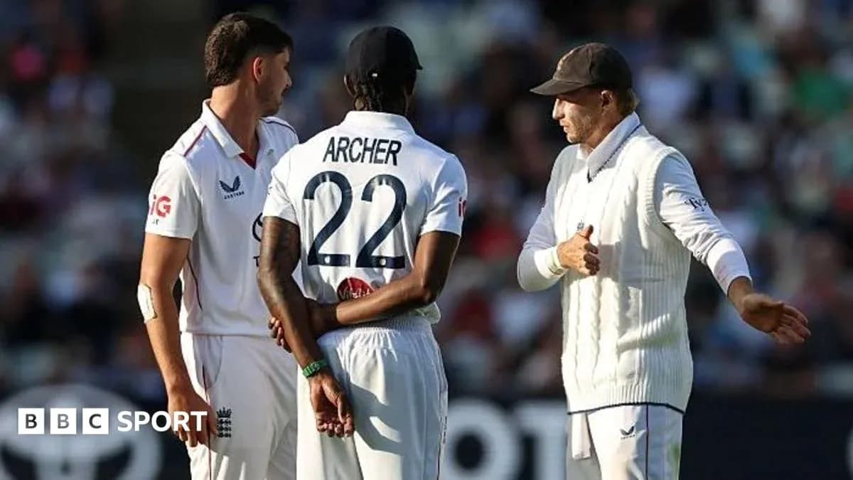 Three cricketers discussing strategy on the field Three cricketers discussing strategy on the field