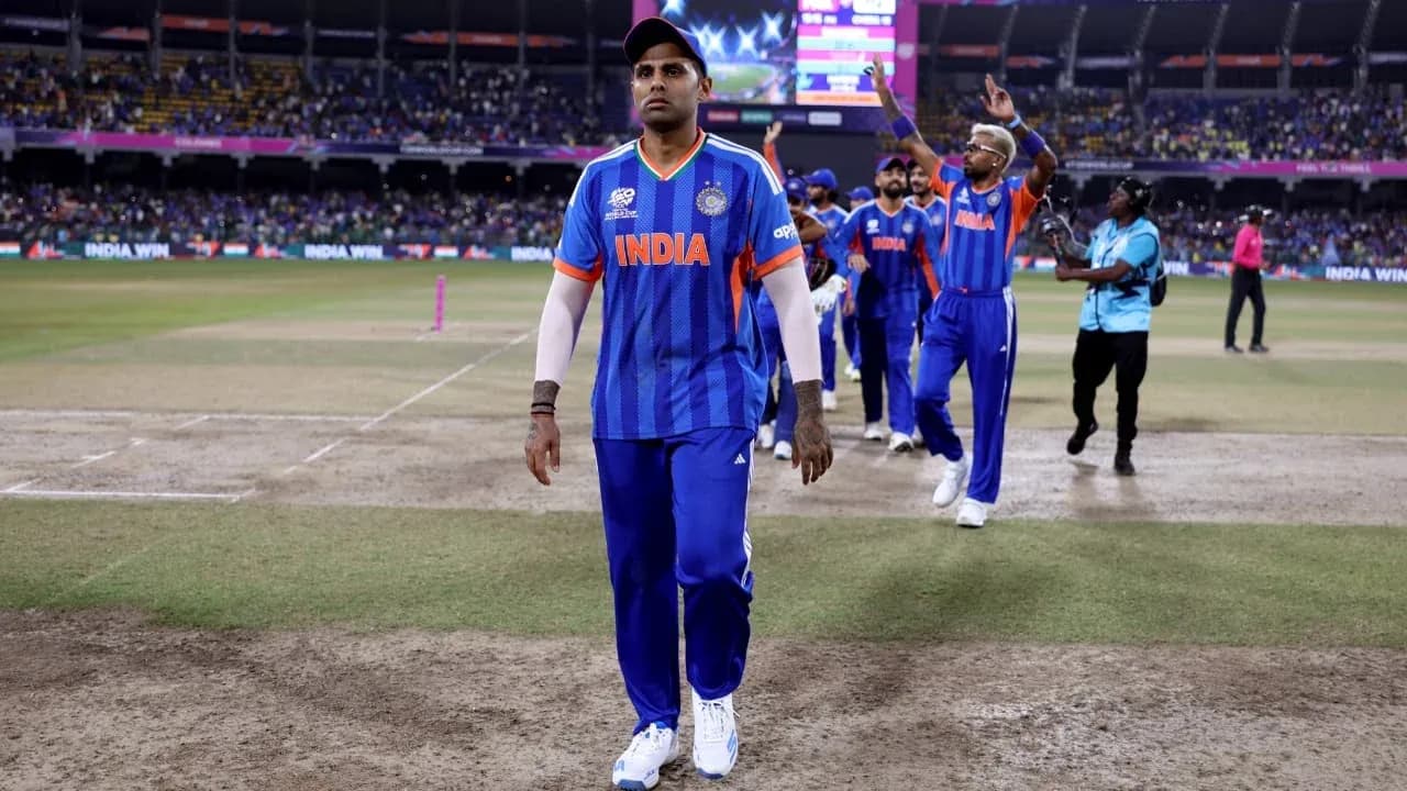 Indian cricket team celebrating victory on field Indian cricket team celebrating victory on field
