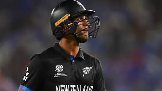 New Zealand player wearing helmet during match New Zealand player wearing helmet during match
