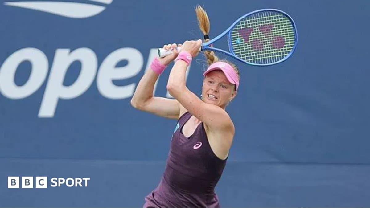 Female tennis player preparing to hit a backhand Female tennis player preparing to hit a backhand