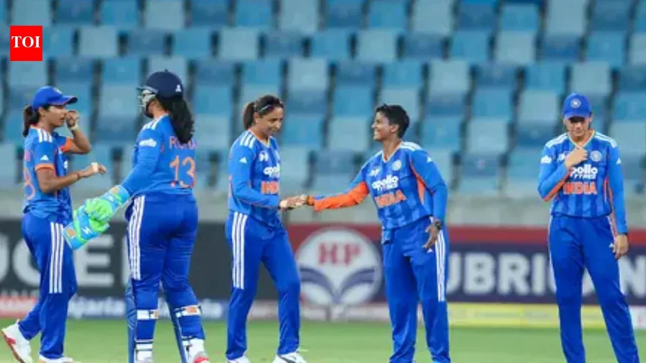 Indian women's cricket team celebrating during a match Indian women's cricket team celebrating during a match